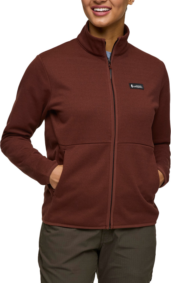 Cotopaxi Women’s Envo Fleece Full-Zip Jacket Heather Chestnut