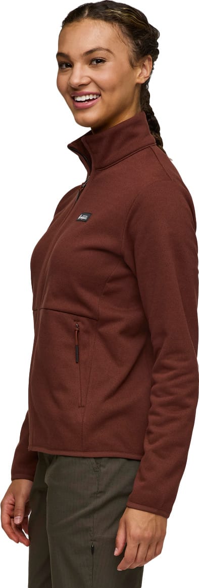 Cotopaxi Women's Envo Fleece Full-Zip Jacket Heather Chestnut Cotopaxi