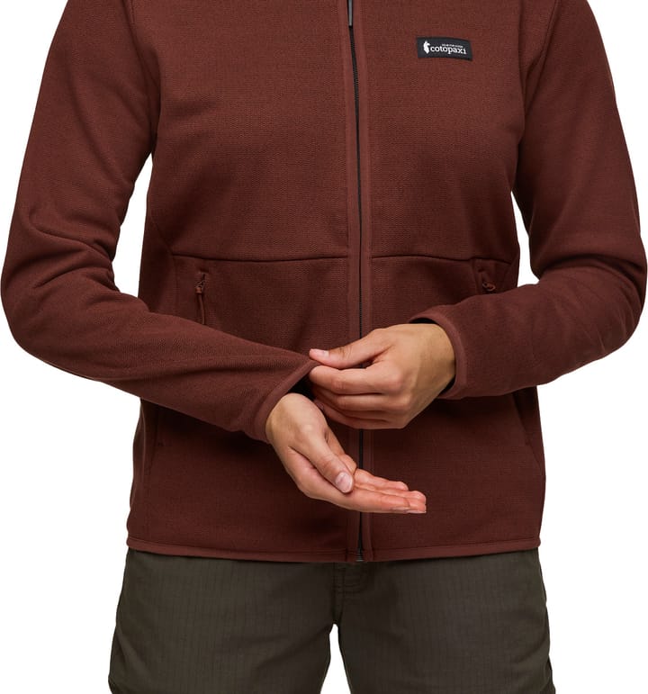 Cotopaxi Women's Envo Fleece Full-Zip Jacket Heather Chestnut Cotopaxi