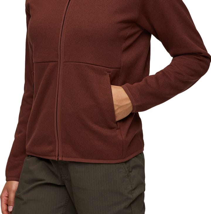 Cotopaxi Women's Envo Fleece Full-Zip Jacket Heather Chestnut Cotopaxi