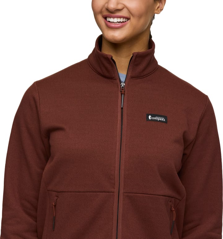 Cotopaxi Women's Envo Fleece Full-Zip Jacket Heather Chestnut Cotopaxi