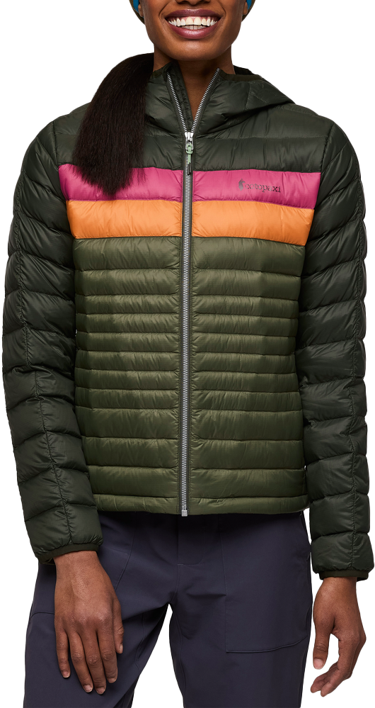 Cotopaxi Women’s Fuego Down Hooded Jacket Woods And Fatigue