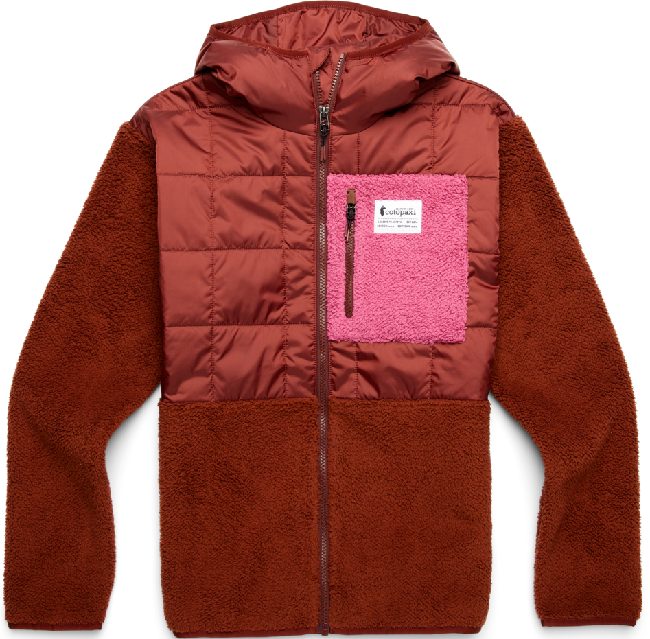 Cotopaxi Women's Trico Hybrid Hooded Jacket Rusty And Rusty, M