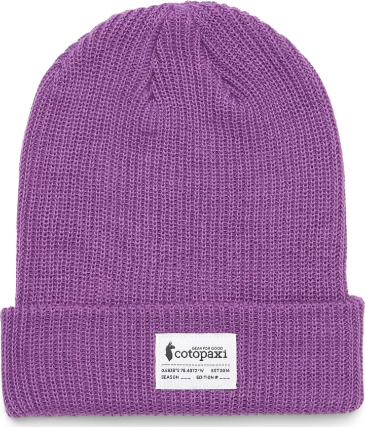 Cotopaxi Unisex Wharf Beanie Cotopaxi Patch Mauve Cotopaxi