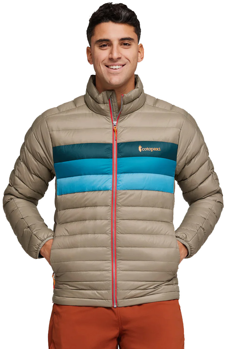 Cotopaxi Men’s Fuego Down Jacket Stone Stripes