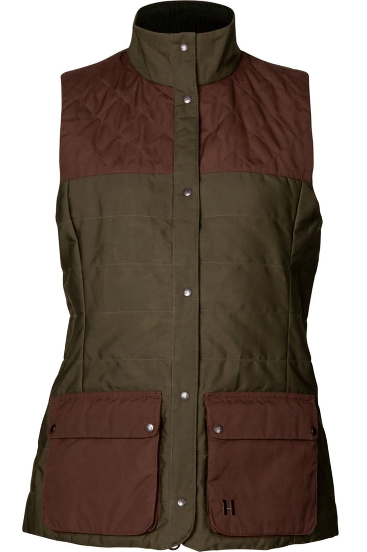 Härkila Women's Retrieve Waistcoat Dark Warm Olive/Burgundy Härkila