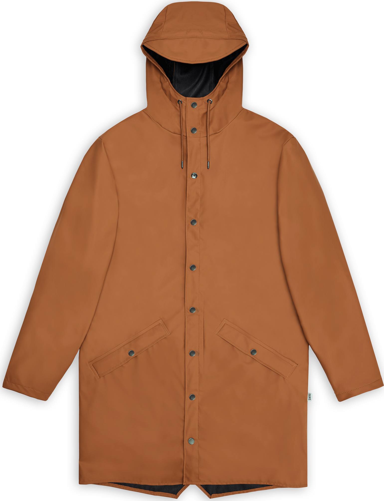 Rains Unisex Long Jacket Rust