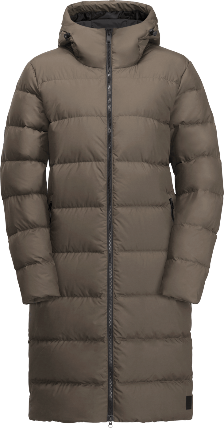 Jack Wolfskin Women's Frozen Palace Coat Cold Coffee