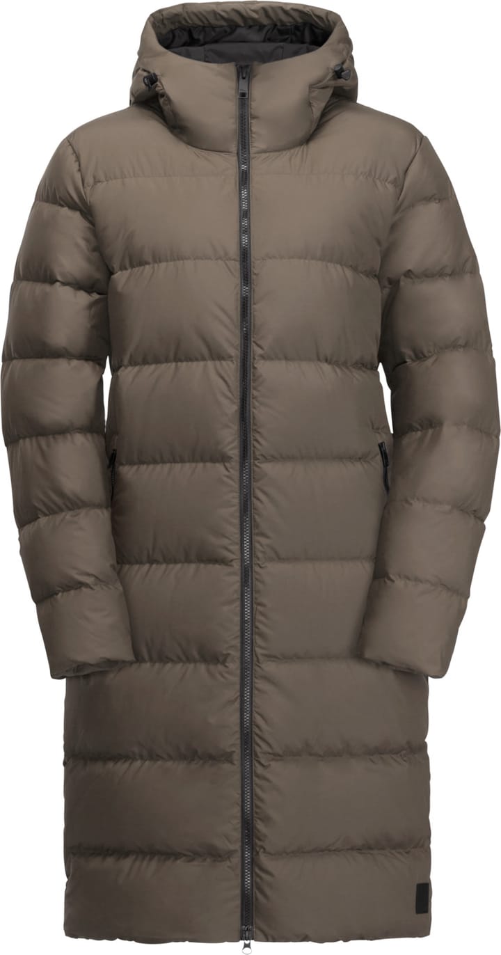 Jack Wolfskin Women's Frozen Palace Coat Cold Coffee Jack Wolfskin