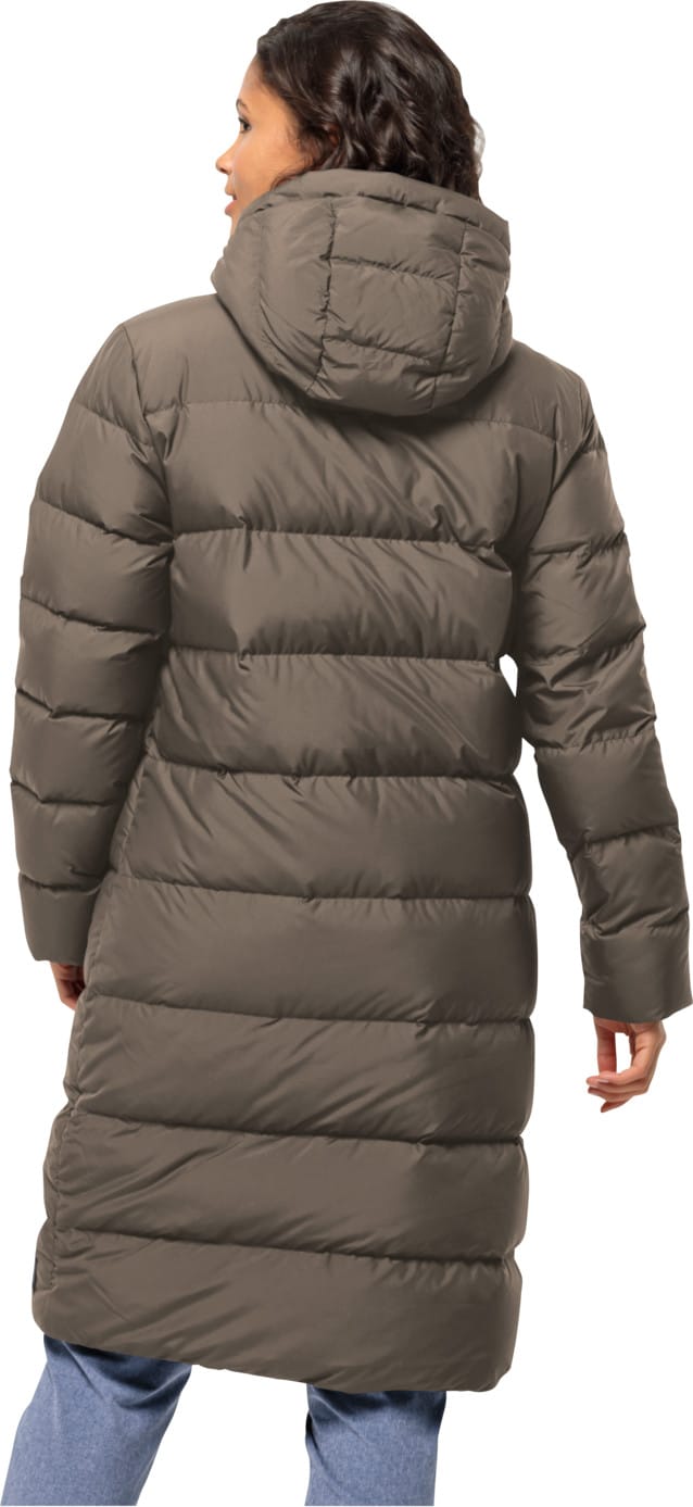 Jack Wolfskin Women's Frozen Palace Coat Cold Coffee Jack Wolfskin