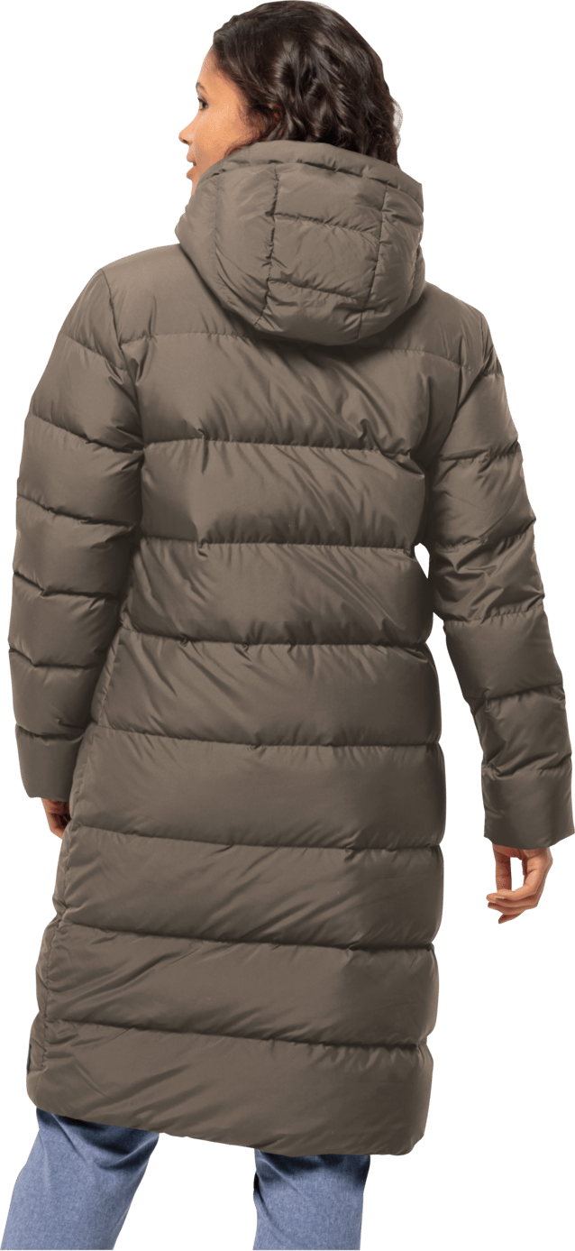 Jack Wolfskin Women's Frozen Palace Coat Cold Coffee Jack Wolfskin