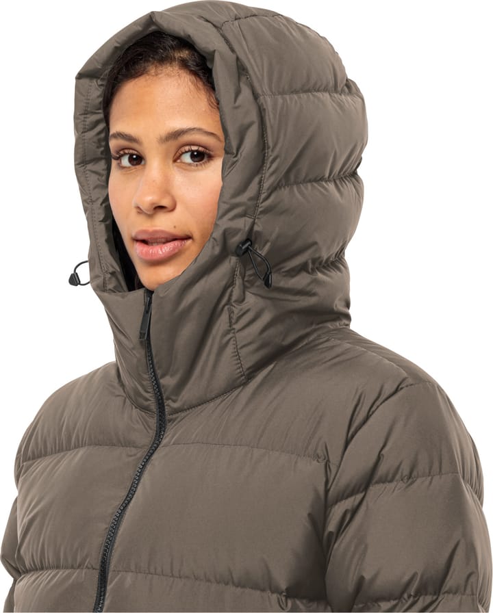 Jack Wolfskin Women's Frozen Palace Coat Cold Coffee Jack Wolfskin