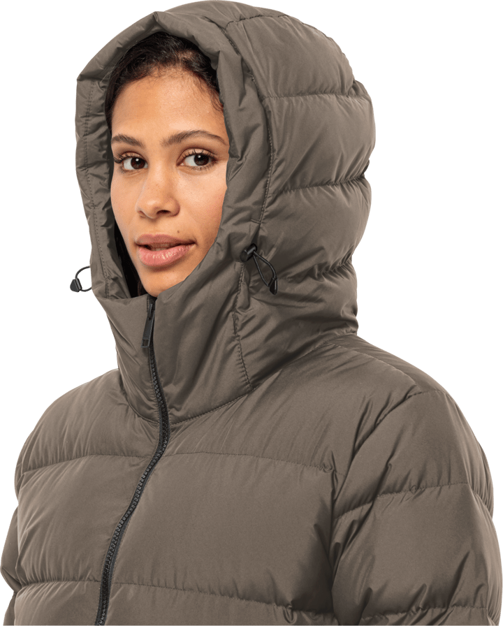 Jack Wolfskin Women's Frozen Palace Coat Cold Coffee Jack Wolfskin