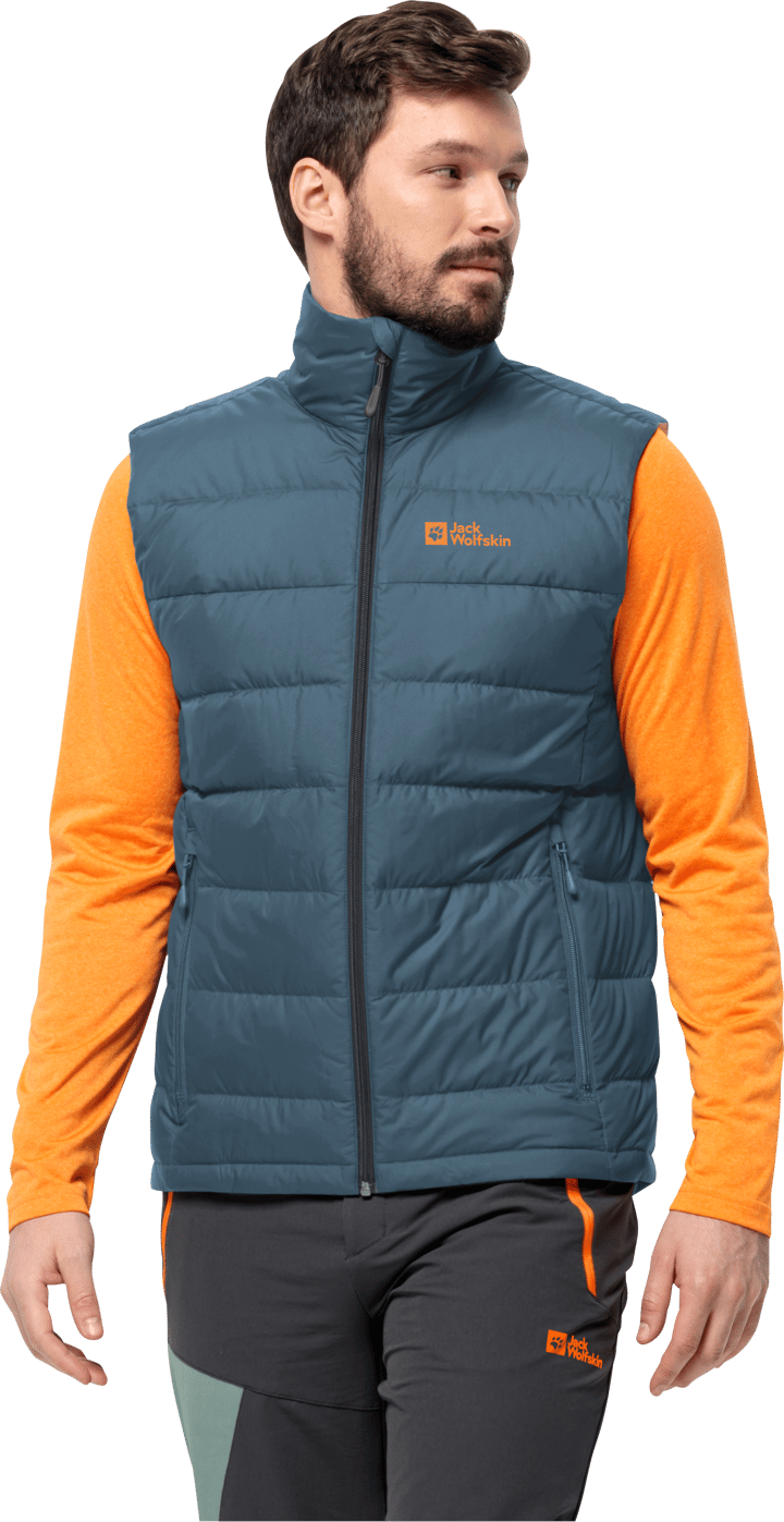 Jack Wolfskin Men's Ather Down Vest Midnight Sky Jack Wolfskin