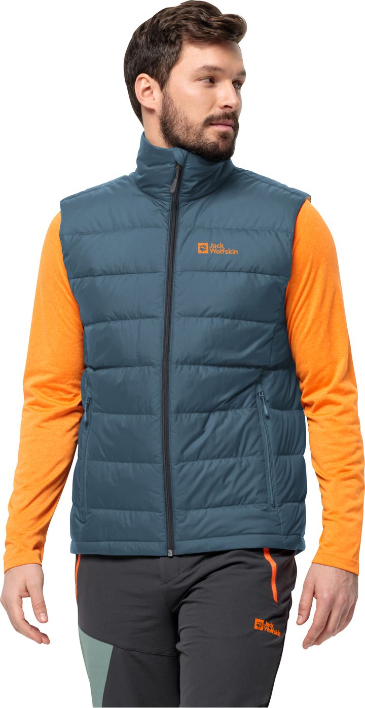 Jack Wolfskin Men's Ather Down Vest Midnight Sky Jack Wolfskin