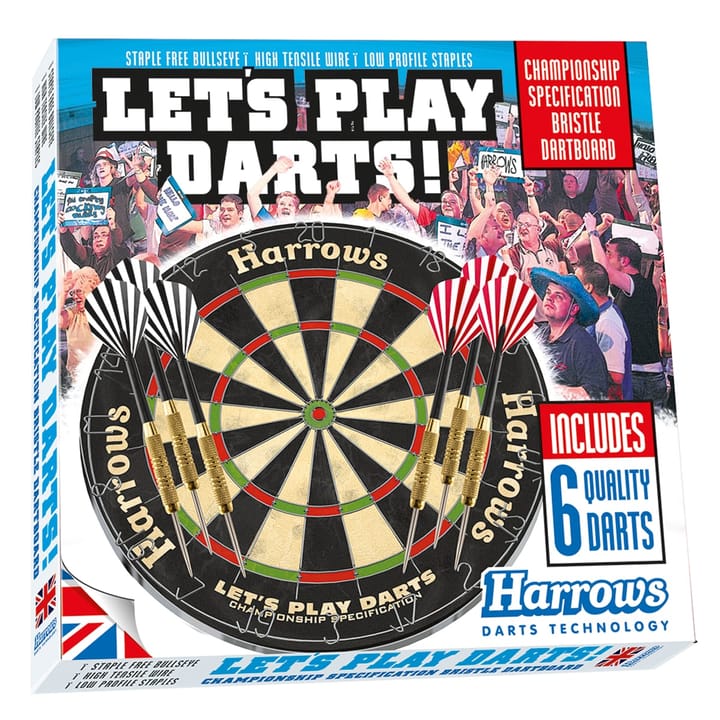 Harrows Dart Set Lets Play Darts Bristle Harrows