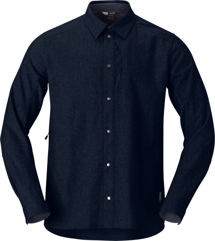 Norrøna Tamok Wool Plain Shirt M'S Indigo Night Melange Norrøna