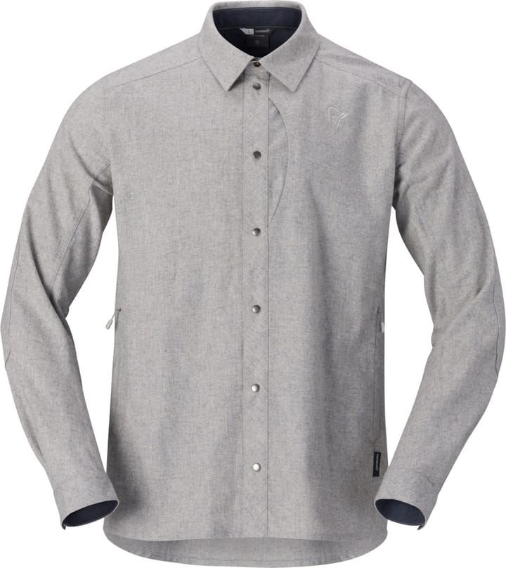 Norrøna Tamok Wool Plain Shirt M'S Drizzle Melange Norrøna