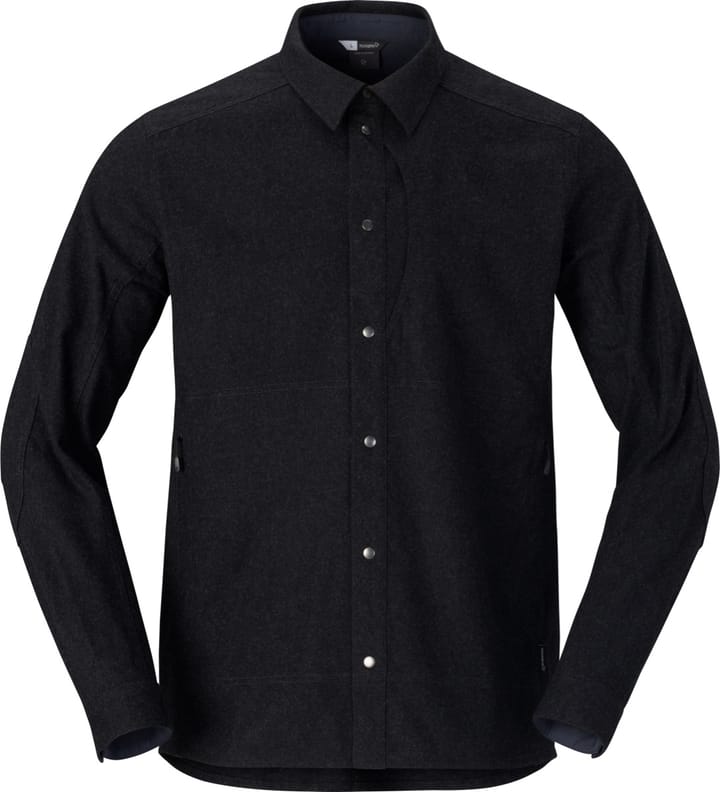 Norrøna Tamok Wool Plain Shirt M'S Caviar Melange Norrøna