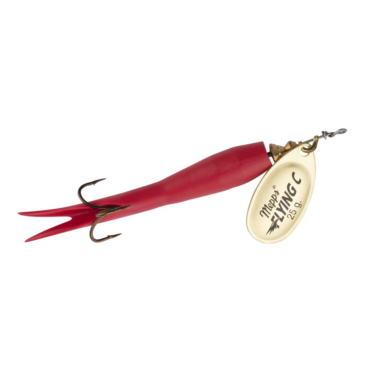 Mepps Aglia Flying C Silver/Chartreuse spinner Mepps Aglia Flying