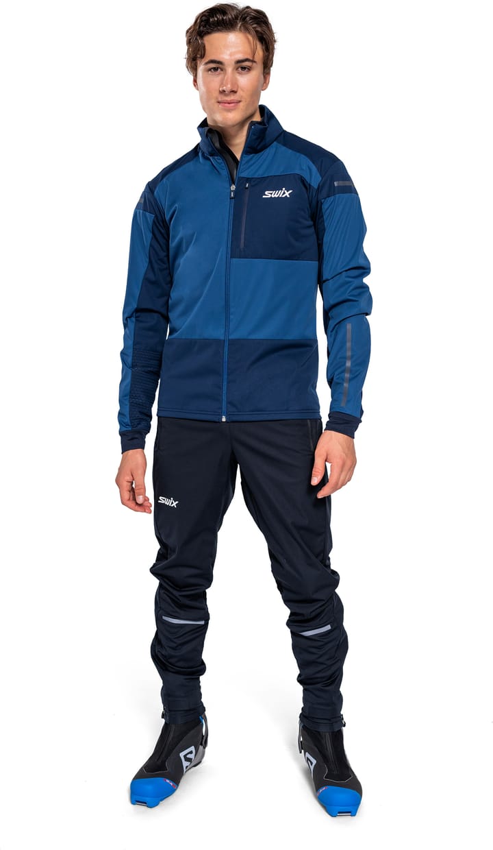 Swix Men's Nordic Jacket Lake Blue/Dark Navy Swix