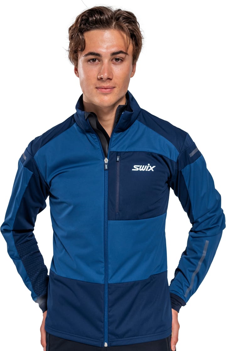 Swix Men's Nordic Jacket Lake Blue/Dark Navy Swix