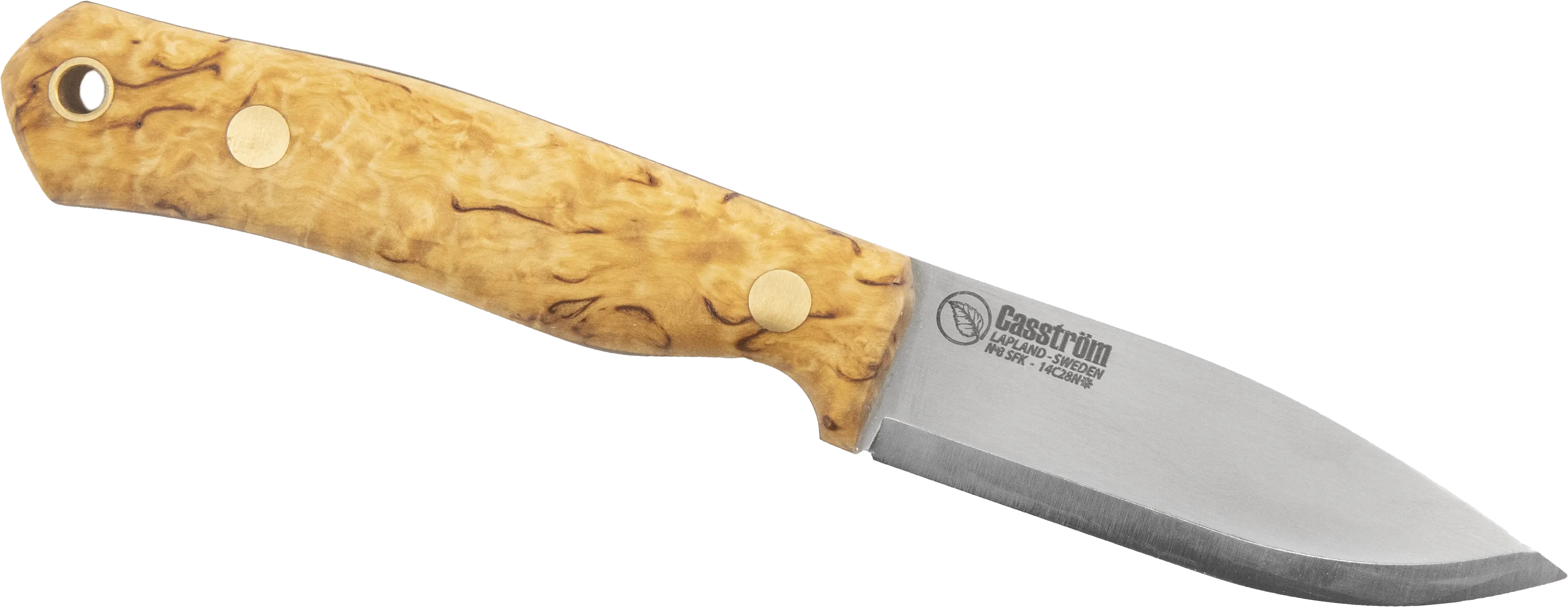 Casström No. 8 Swedish Forest Knife Curly Birch