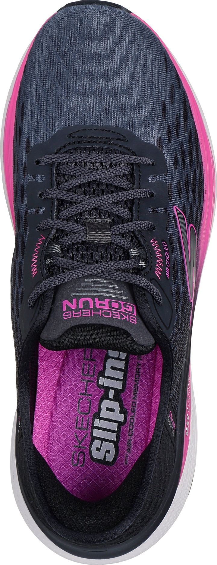 Black and pink skechers memory foam online