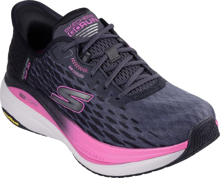 Skechers Women s Max Cushioning Propulsion Black Hot Pink