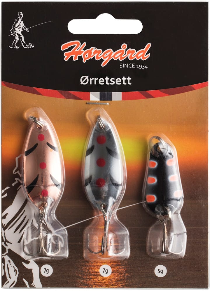 Hørgård Hørgård Sluksett 3 pk Ørret No Color Hørgård