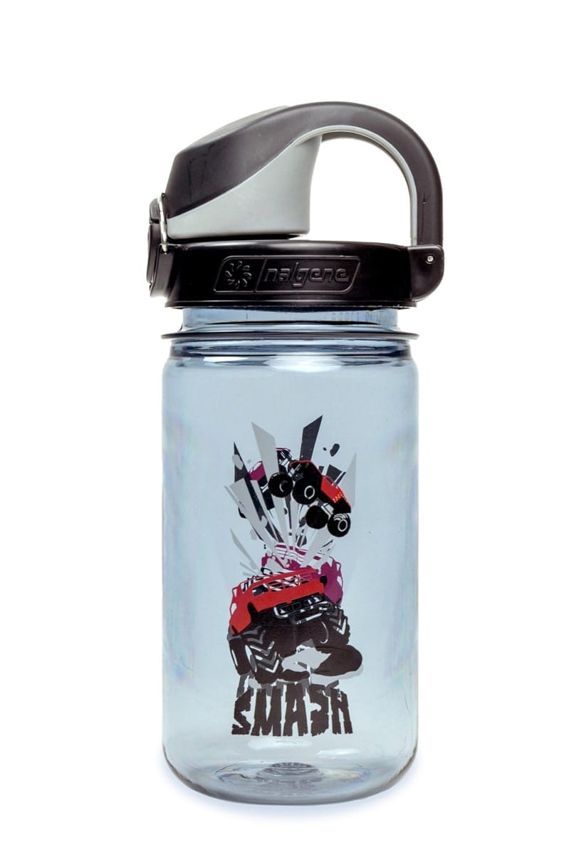 Nalgene Kids Otf Smash Bottle (Gray/Red, 12-Ounce)