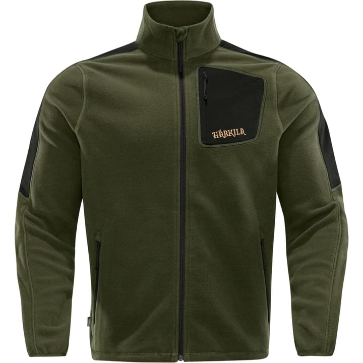 Härkila Men's Venjan Fleece Jacket Duffel Green/Black Härkila