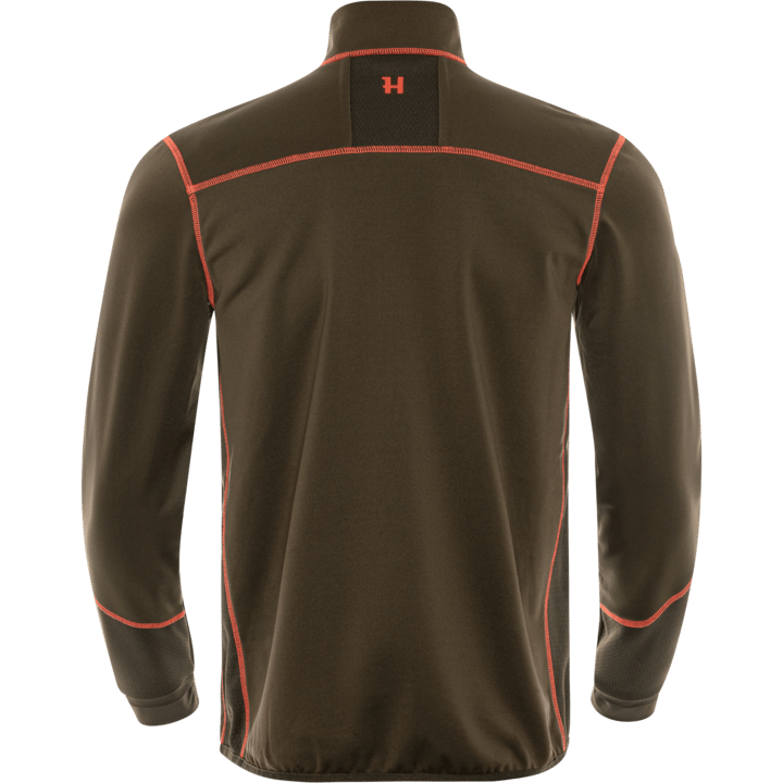 Härkila Men's Scandinavian Fleece Jacket Willow Green/Shadow Brown Härkila