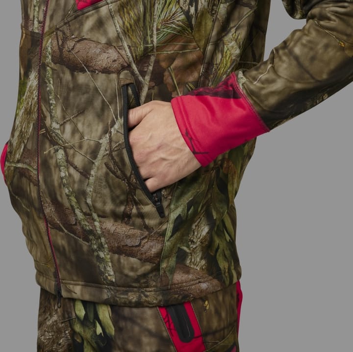 Härkila Men's Moose Hunter 2.0 Fleece Jacket Mossy Oak Break-Up Country/Mossy Oak Red Härkila