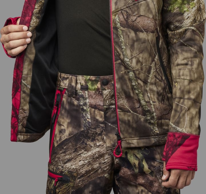 Härkila Men's Moose Hunter 2.0 Fleece Jacket Mossy Oak Break-Up Country/Mossy Oak Red Härkila