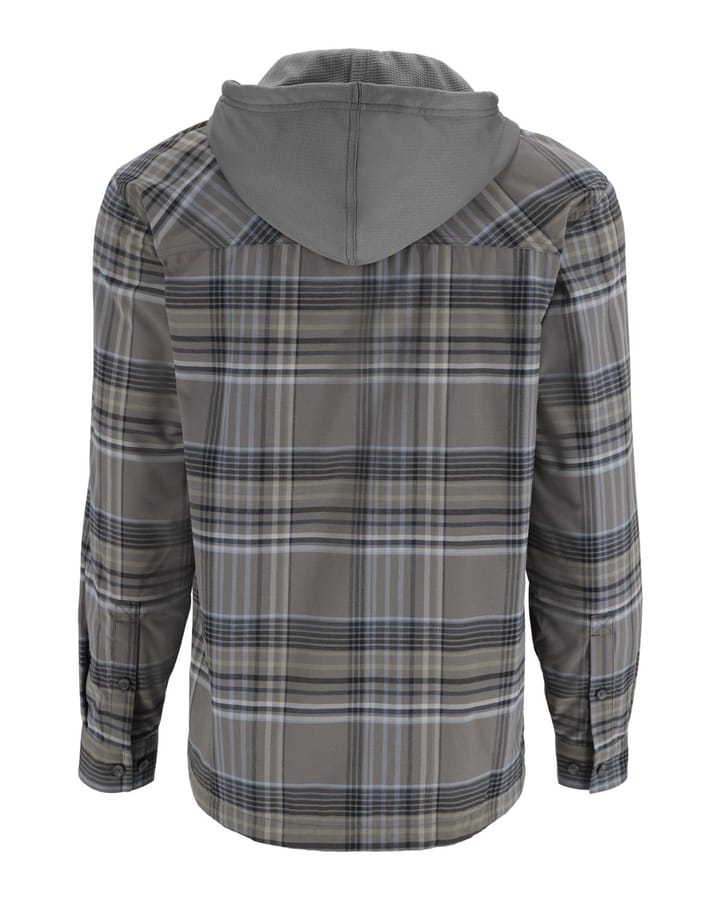 Simms Simms Coldweather Hoody Gunmetal Neo Plaid Simms