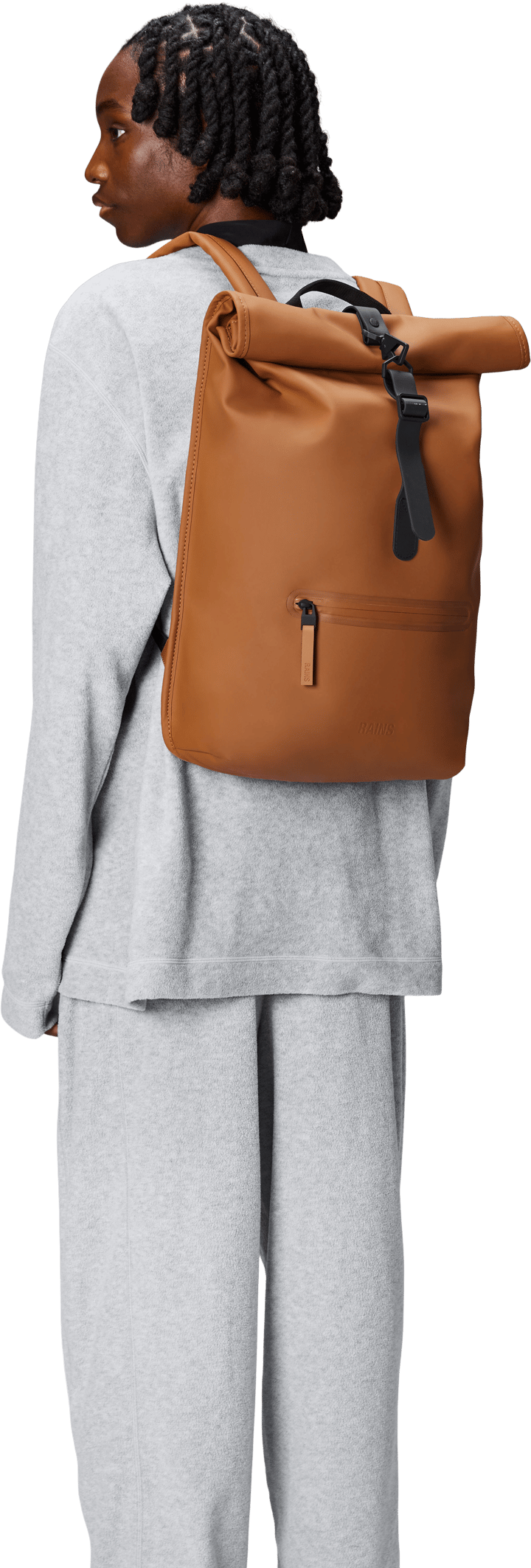 Rains Rolltop Rucksack W3 Rust Rains