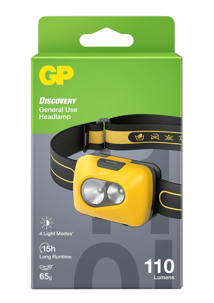 GP Batterier GP Discovery General Use Headlamp CH42 Yellow GP Batterier