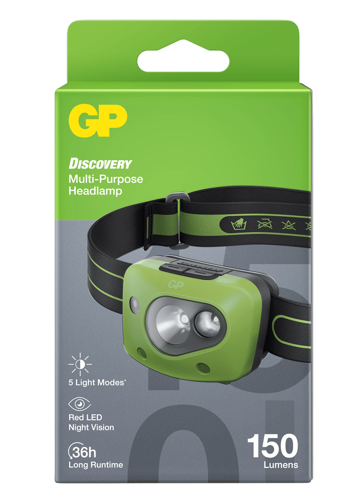 GP Batterier GP Discovery Multi Purpose Headlamp CH43 Green GP Batterier