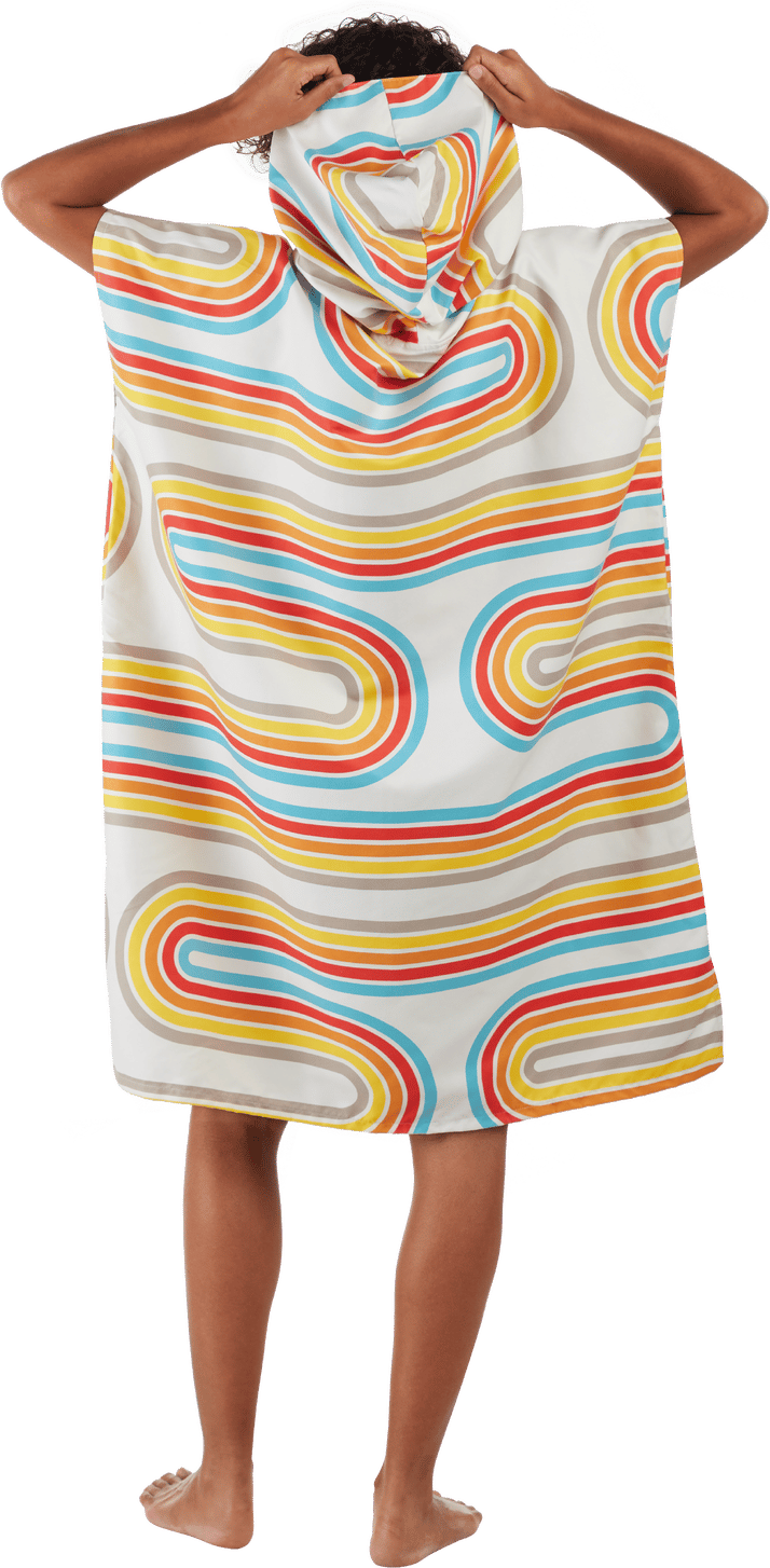 Packtowl Changing Poncho Retro Curve Packtowl