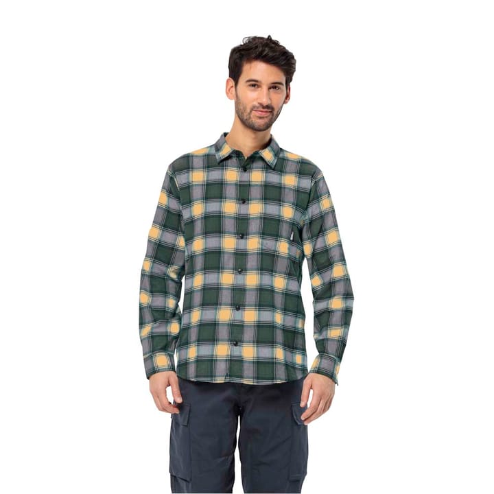 Jack Wolfskin Men's Wanderweg Shirt Teal Jack Wolfskin