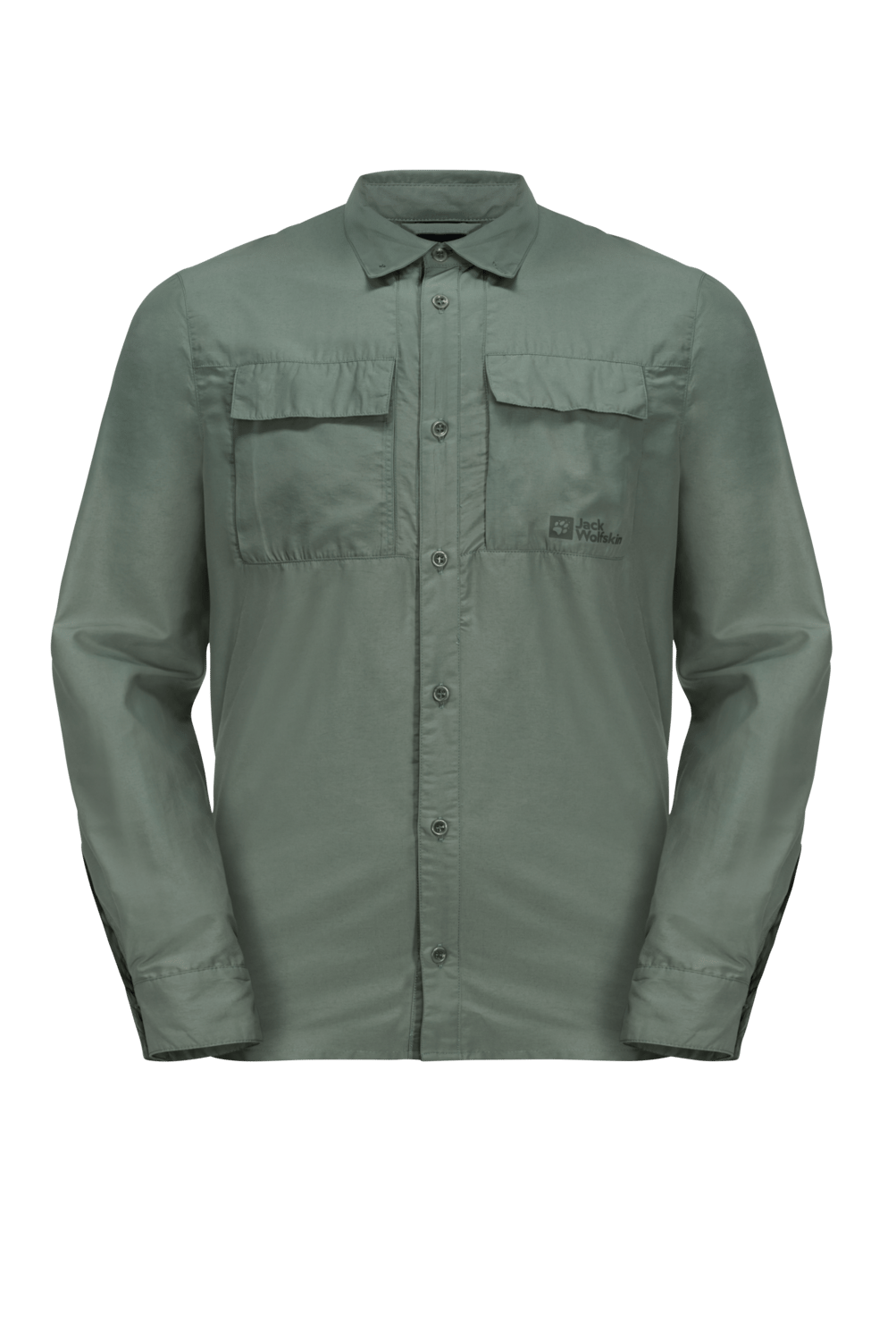 Jack Wolfskin Men's Barrier Long Sleeve Shirt Hedge Green