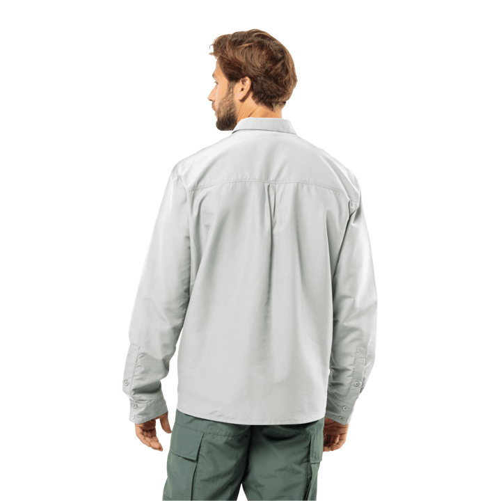 Jack Wolfskin Men's Barrier Long Sleeve Shirt Cool Grey Jack Wolfskin