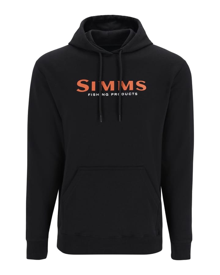 Simms Simms Logo Hoody Black Simms