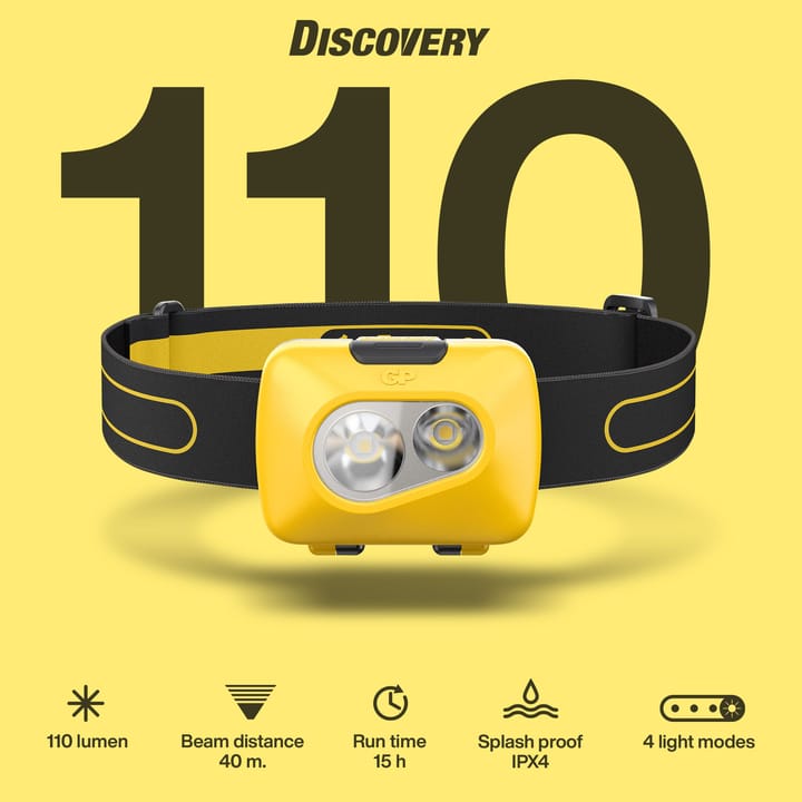 GP Batterier GP Discovery General Use Headlamp CH42 Yellow GP Batterier