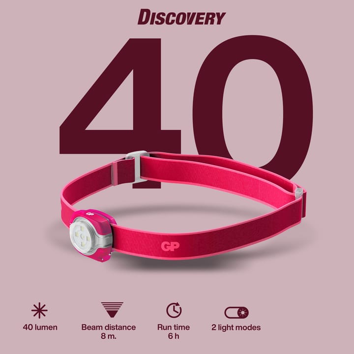 GP Batterier GP Discovery Multi-Usage 40lm CH31 Pink GP Batterier