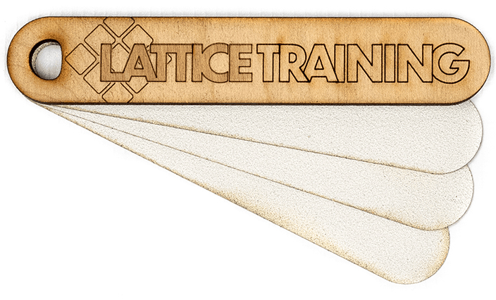 Lattice Training Hand File Wood