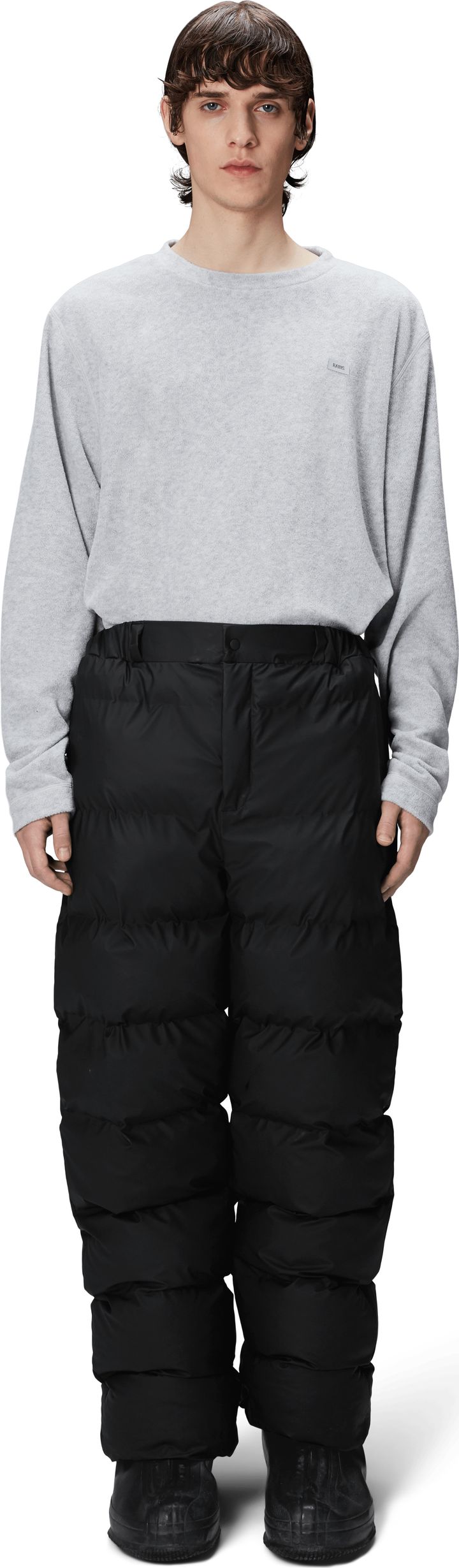 Rains Unisex Alta Puffer Pants Regular W3T3 Black Rains