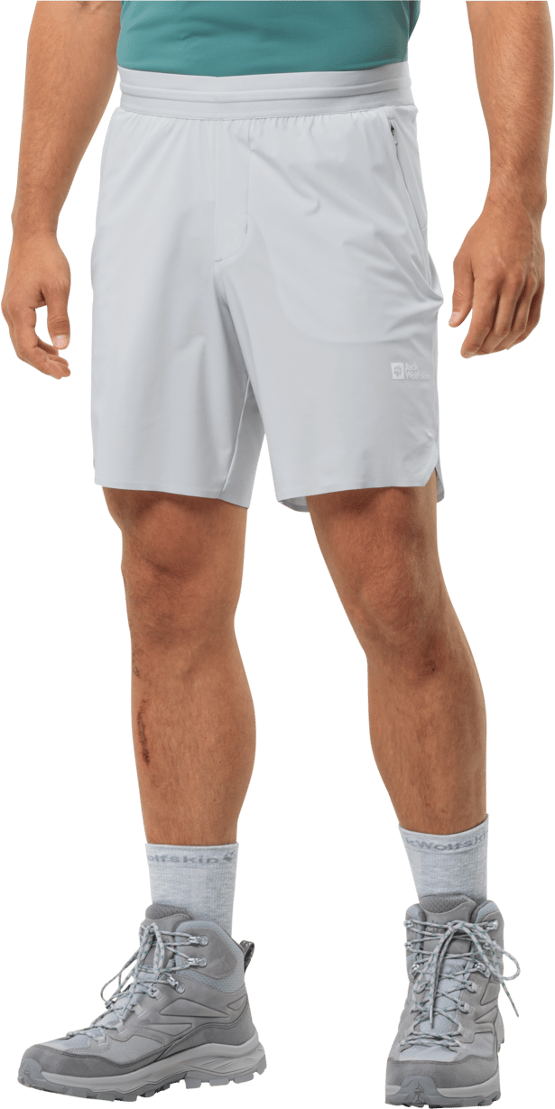 Jack Wolfskin Men's Prelight Chill Shorts Cool Grey Jack Wolfskin