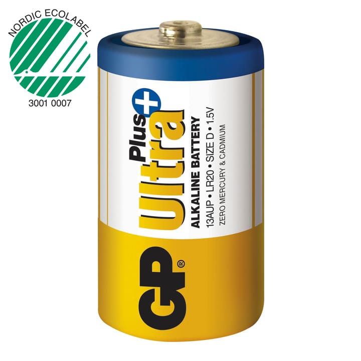 GP Batterier Alkaliska Batterier D / Lr20 2-Pack Nocolour GP Batterier